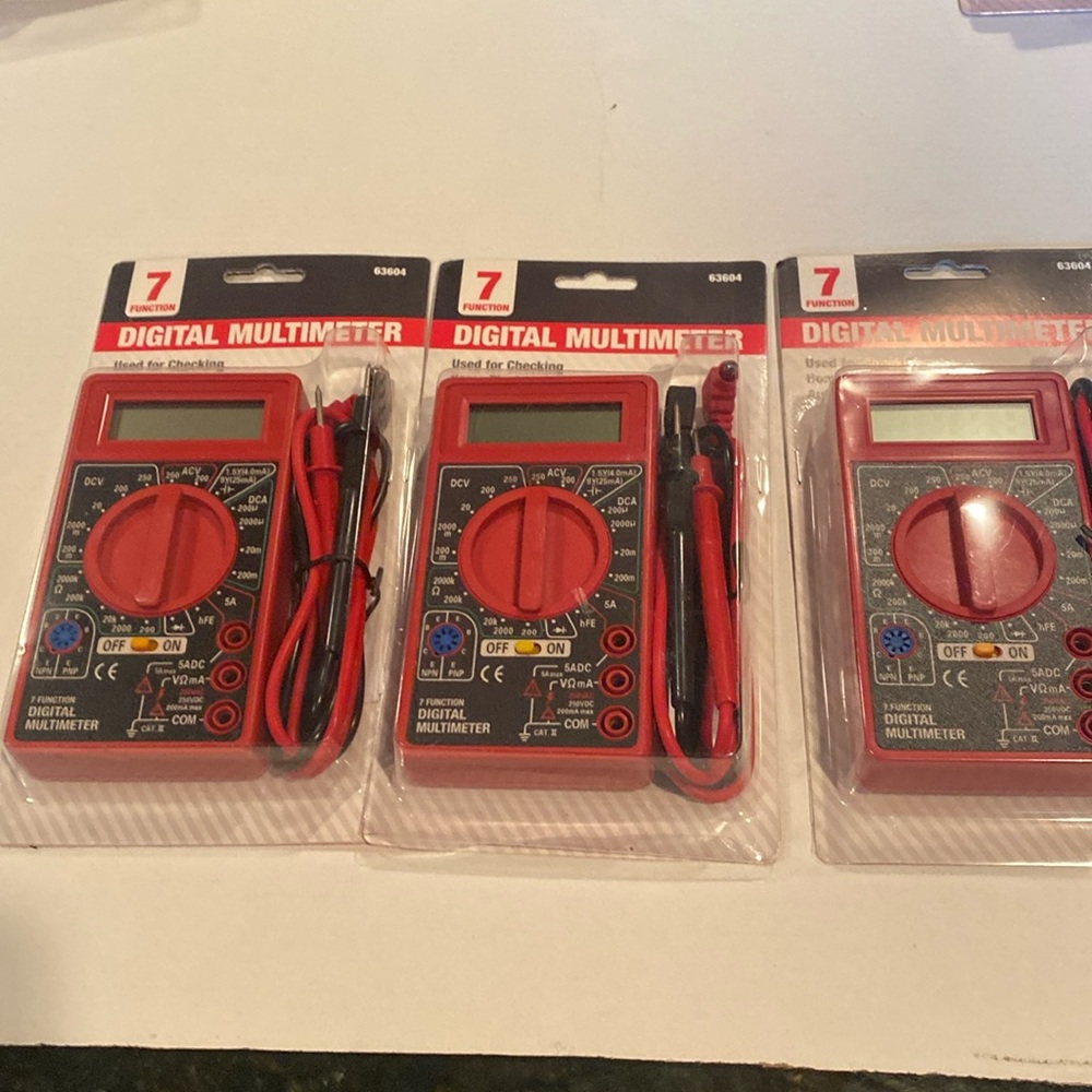 NWT Bundle of 2 Digital Multimeters - ONLY 2
